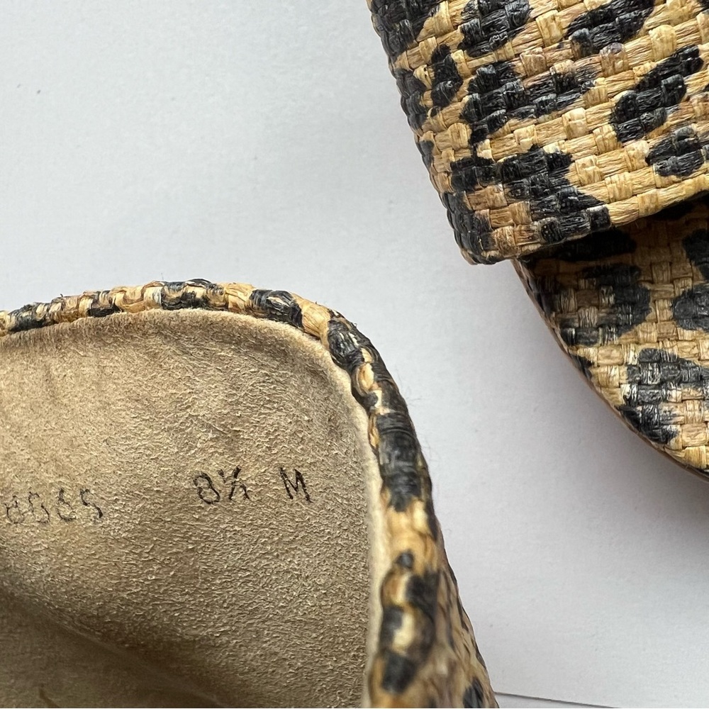 Stuart Weitzman Animal Print Cork Platform Sandal… - image 6